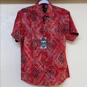 V.I.P Collection Patterned Button-up Shirt